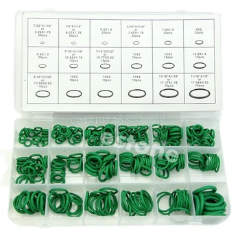 

270Pcs 18 Sizes Kit Air Conditioning HNBR O Rings Car Auto Vehicle Repair