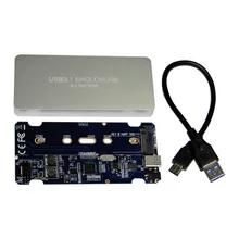 Protable USB 3.1 Enclosure Box M.2 SSD Raid External Hard Drive Disk Box Case LR31-1352M For Desktop PC Notebook Free Shipping