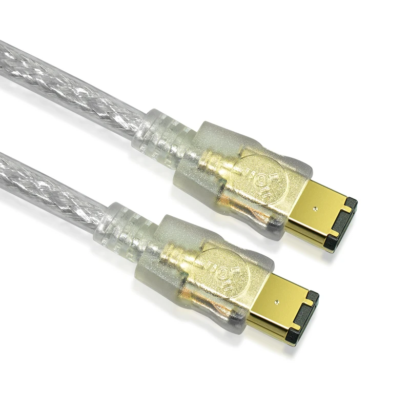  IEEE1394A Data Cable IEEE 1394 6P to 6P 6P-6P 6 Pin to 6Pin Industrial Camera Cable Firewire 400 Mb