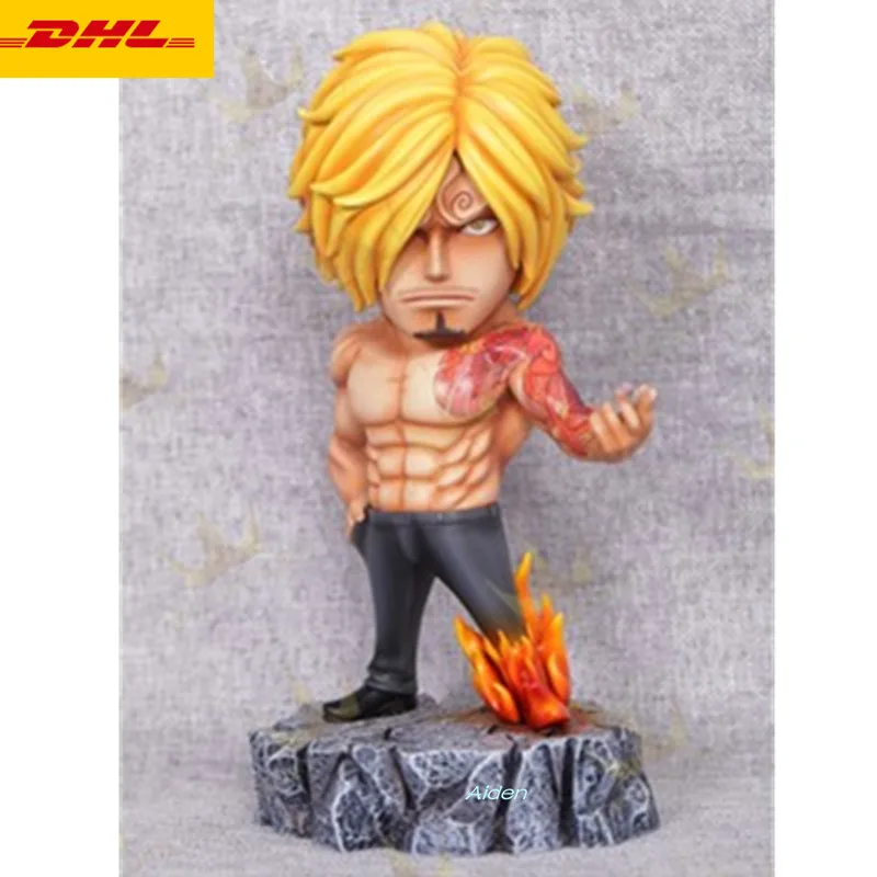 7 &quotЦельная статуя соломенная шляпа Пираты бюст Vinsmoke Sanji полноразмерная
