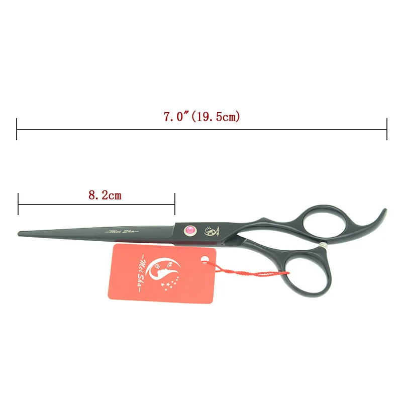 Meisha 7.0" Pet Cutting Scissors 18Teeth Thinning Shears Dog Hair Trimming for Groomer Japan 440c Clipper Pet Accessories HB0156