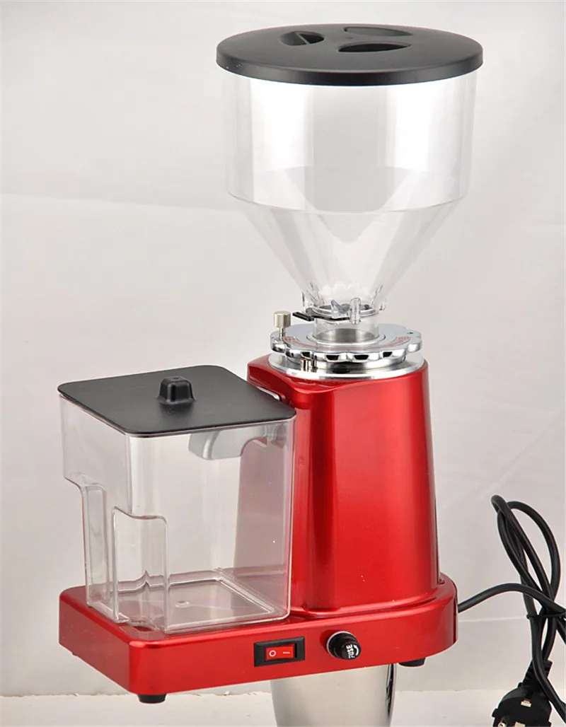 

Electric Coffee grinder 60mm blade Coffee mill machine Coffee Bean grinder machine flat burrs Grinding machine 220V Red/Black