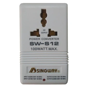 

Power Converter 100W 110V/120V to 220V/240V Step-Up&Down Voltage Converter Transformer Travel White