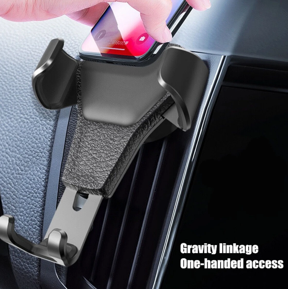 

Car Holder For Phone in Car Air Vent Clip Mount Cell Stand Support For iPhone X 7 for Tesla Roadster Model 3 Model S Model X