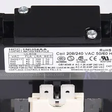 220V 40A высокая нагрузка однофазный HCC-1NU04AA Hartland управления контактор переменного тока