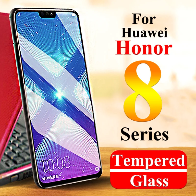 

Protective Glass On The For Huawei Honor 8X 8C 8 Lite Max Tremp Screen Protector Huaweii Huawai X X8 C8 C Tempered Glas 9H Film