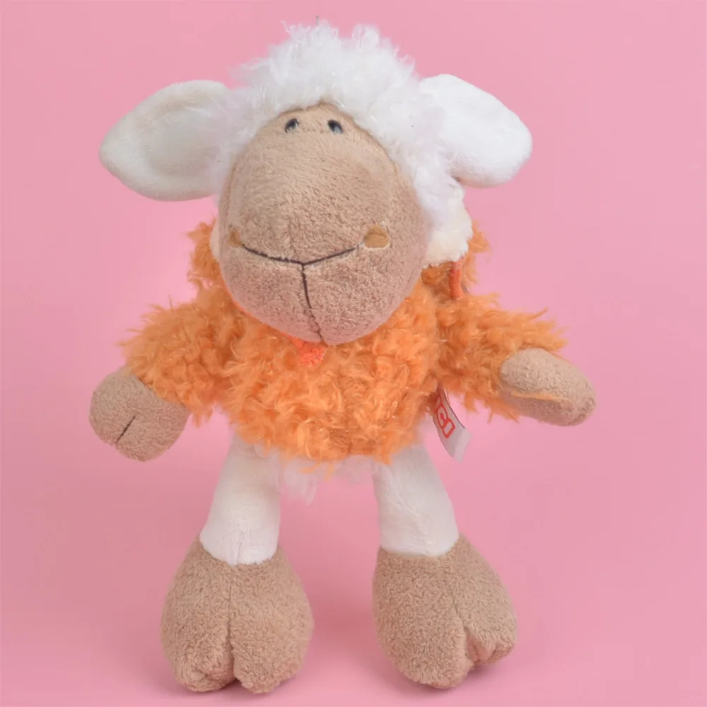 35cm Orange Cloth Sheep Plush Toy for Cute Baby/ Kids Gift, Lamb Plush Doll Free Shippingin