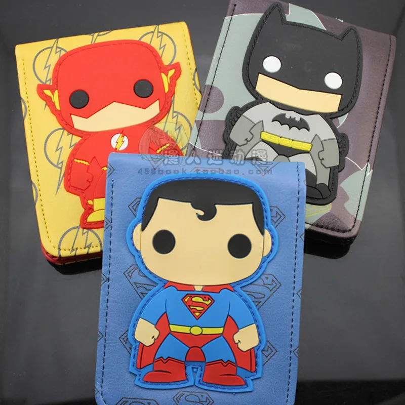 Comics Dc Marvel the Avengers Cartoon Wallet Cute Superman Iron man Batman 3D Purse Logo Credit Card Holder Man Wallet Comics Dc Marvel the Avengers Cartoon Wallet Cute Superman Iron man Batman 3D Purse Logo Credit Card Holder Man Wallet