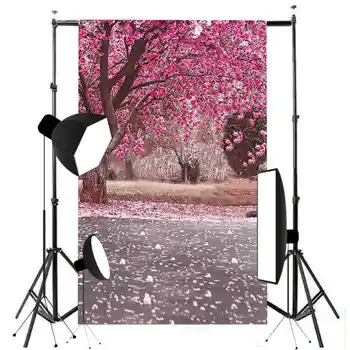 

Mayitr 3x5ft Flowers Tree Photography Background Springtime Pink Flowers Scenic Photo Backdrop Prop Lightweight Vinyl