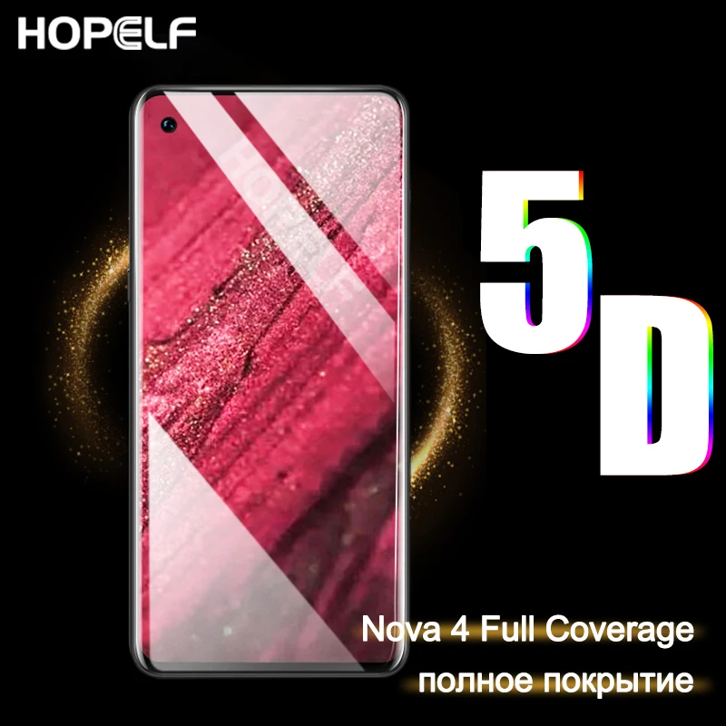 Защитное стекло для Huawei Nova 4 3i полное покрытие изогнутое экрана | Мобильные