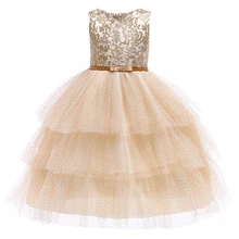Платье с вышивкой для девочек платье принцессы праздничная одежда свадебное рождественское платье Детские платья для девочек, костюм, одежда 10 лет