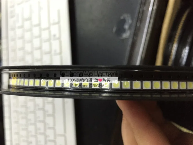 500 шт. для Светодиодный Подсветка высокое Мощность светодиодный 1,8 Вт 3030 6 V холодный белый 150-187LM ТВ Применение 3030 светодиодный индикатор SMD