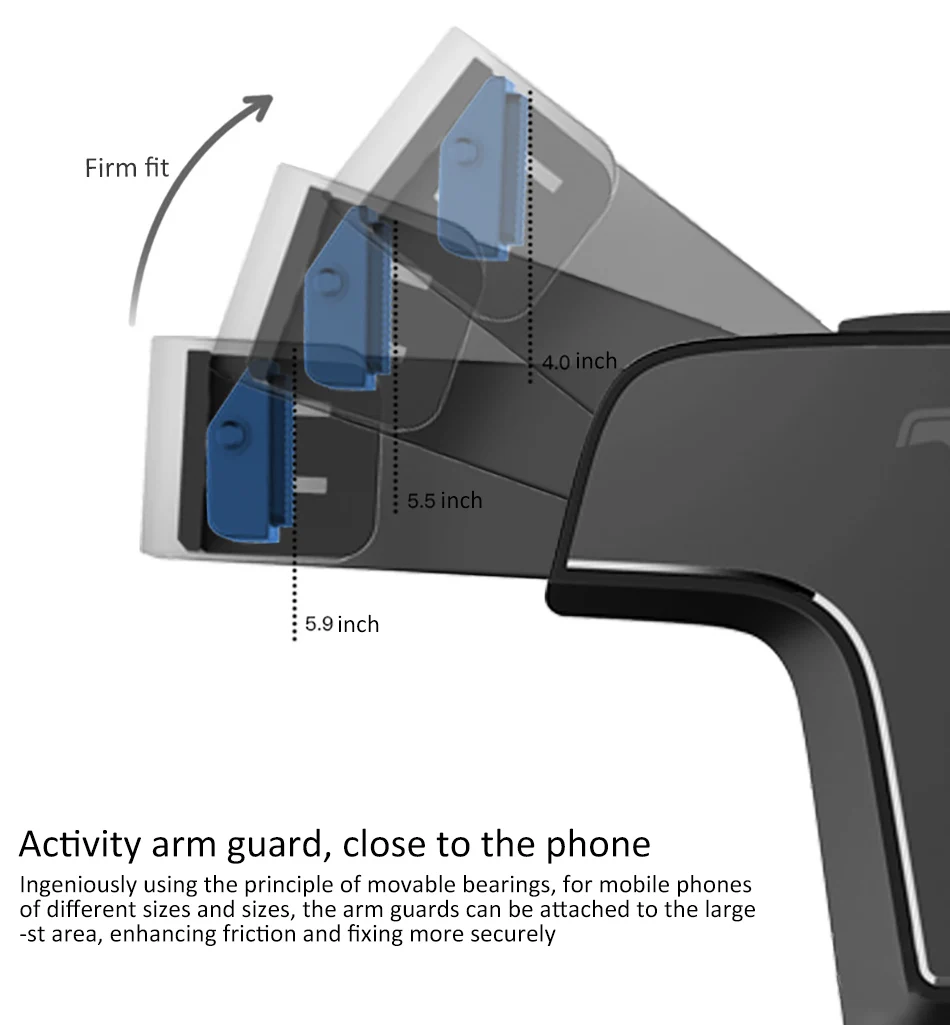 Aluminum Gravity Car Phone Holder Stand Air Vent 360 Degree Rotation For Huawei P20 iphone X 8 GPS Mobile Phone Support Bracket (8)