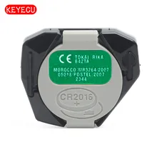 Keyecu Remote Control Board 3 Button 433MHz for Toyota FCC ID: B41TA