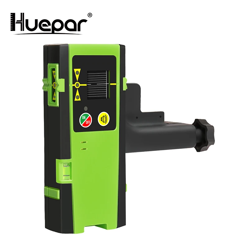 

Huepar Digital LCD Laser Receiver Outdoor Mode Laser Detector Pulsing Detect Red & Green Beam Cross Line Laser Level With Clamp