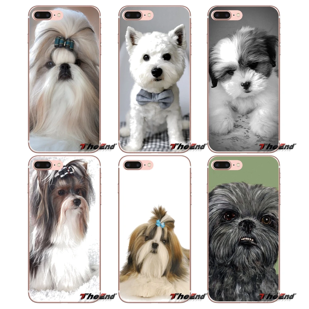 

shih tzu shitzu dog puppies TPU Shell Case For iPhone XS Max XR X 4 4S 5 5S 5C SE 6 6S 7 8 Plus Samsung Galaxy J1 J3 J5 J7 A3 A5