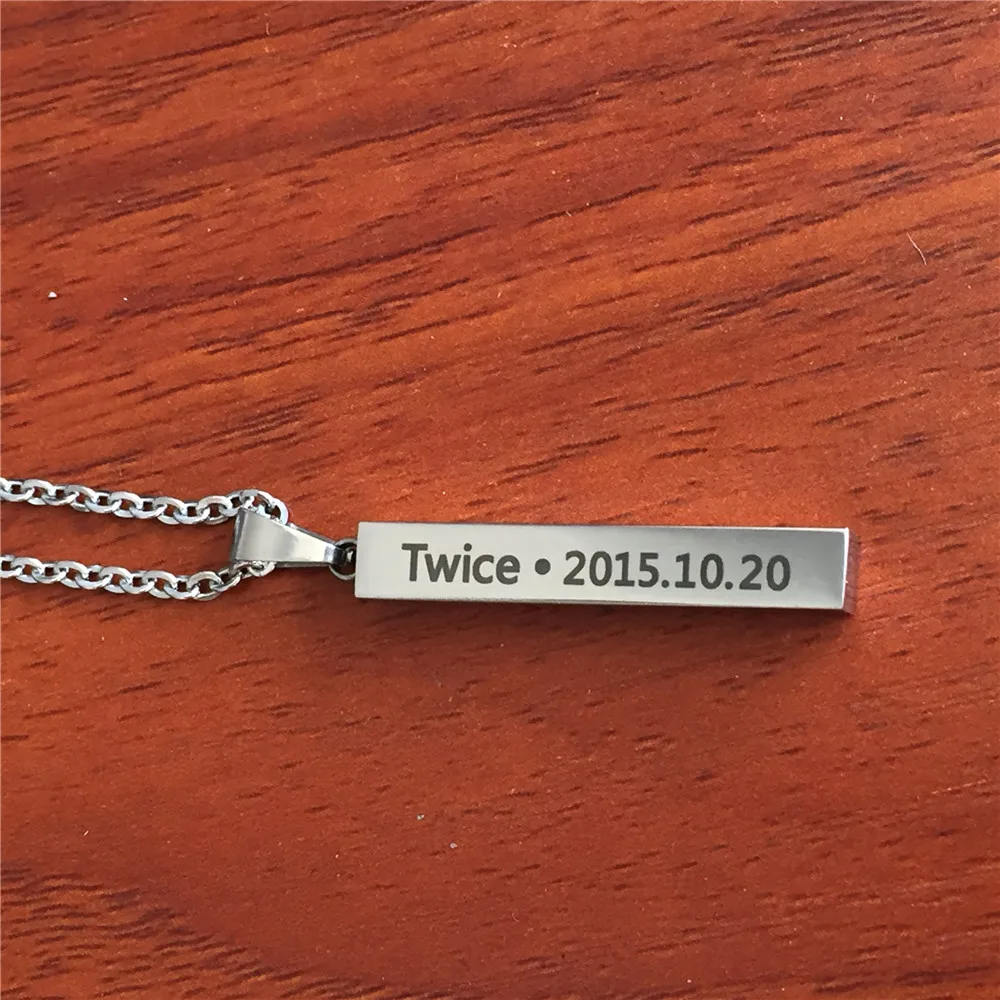 

Youpop TWICE KPOP Signal Twice Mina Album Momo Sina K-POP Necklace Jewelry Pendant Chain Accessories For Men Women Female Male