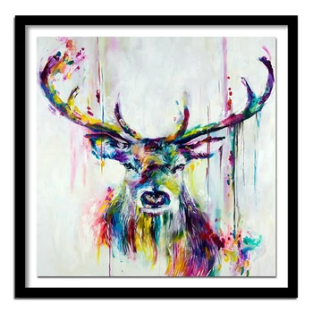 

DIY Diamond Embroidery Deer Full Square Diamond Painting Cross Stitch Kit Animal Pictures Rhinestones Diamond Home Decor