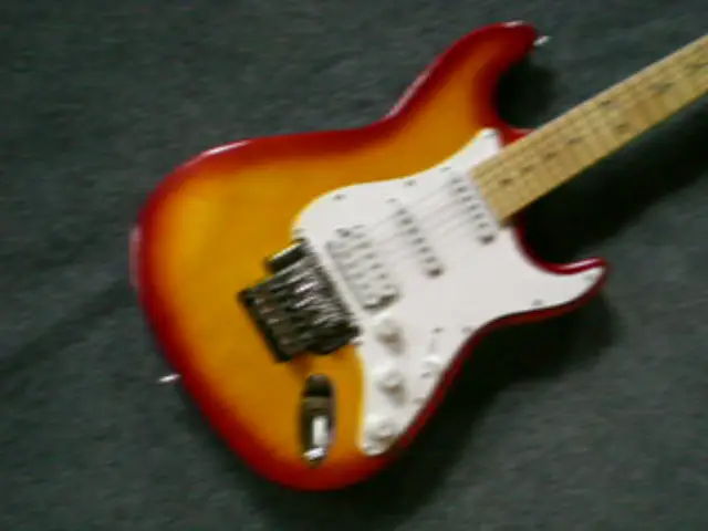 

richie Sambora Sunburst Electric Guitar with star inlay , Floy Rose Double Locks Bridge Free shipping!