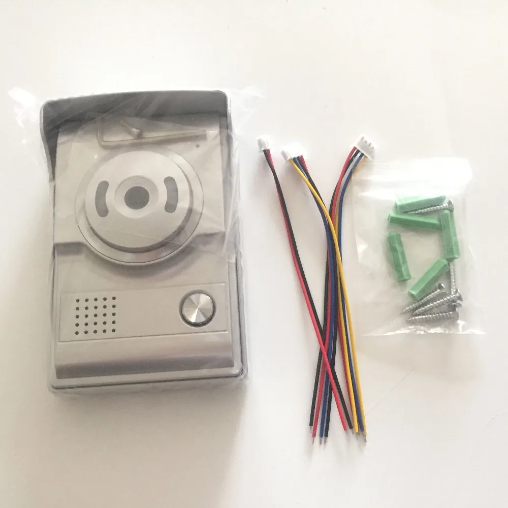 Video Doorbell Door Phone Cameras 4 Wire Cable Wired Video Door Phone Intercom Entry System