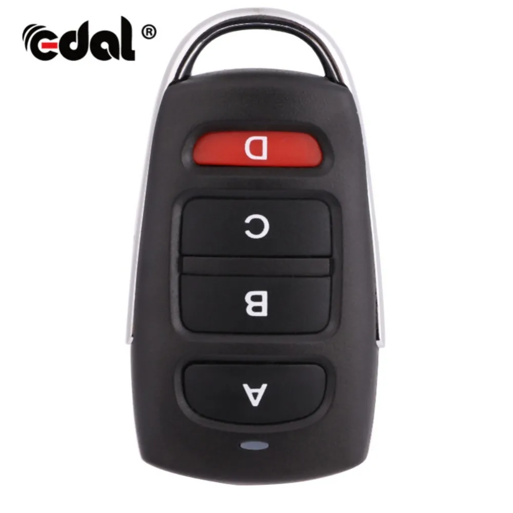 

433MHz Universal Remote 4 Key Touch Switch Copy Transmitter Clone Replicator Keychain for Garage Door Opener