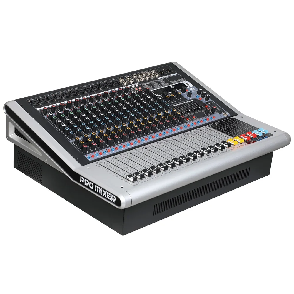 US $420.00 Mixing Console Recorder 48 V Phantom Power Monitor AUX Effect Path 816 Channel Audio Mixer USB Comes With Power Amplifier KC