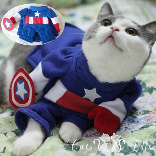 

Captain of America Pet Clothes cat clothes dog clothes