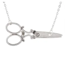 1PC New Fashion Cute Mini Scissor Pendant Necklace Charms Jewelry Gift