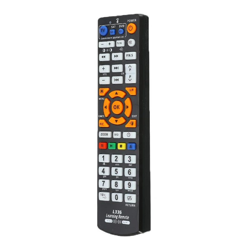 Universal Smart Remote Control with Learn Function 3 in 1 Controller Work for 3 Devices TV STB DVD SAT DVB HIFI TV BOX L336