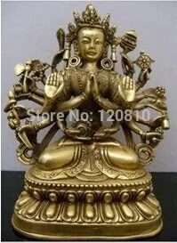 

Chinese Bronze Statue Sculpture Copperware Collection Collectible Tibet Pot T017