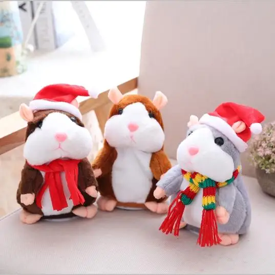 

Humor Ted Talking Christmas Hamster Gifts and Plush Toys For Children,cheeky,Electronic,Musical,