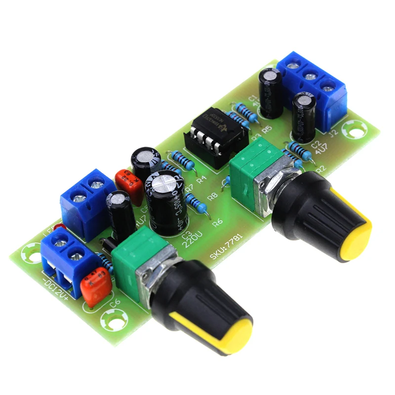 DC 10 24V сабвуфер усилитель доска 22Hz 300Hz Частотный фильтровальной пластинки для Diy