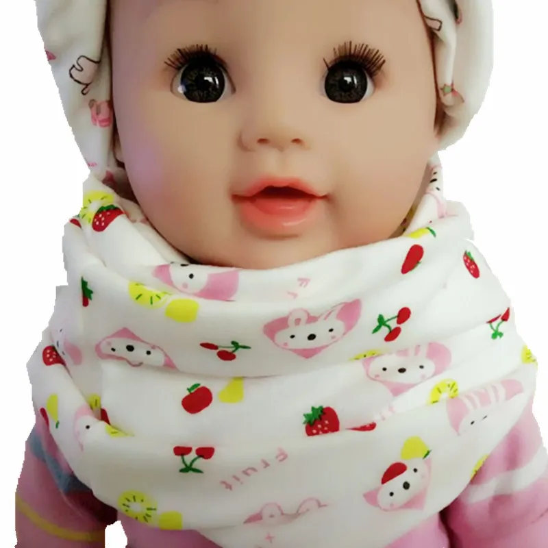 cotton star crown cat boat flag fashion baby scarf kids O ring collars children warm neck wear accessories scarves 