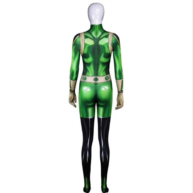 Anime My Hero Academia Asui Tsuyu Cosplay Costumes Women Girls Christmas Party Halloween 3D Jumpsuits Bodysuit High Quality
