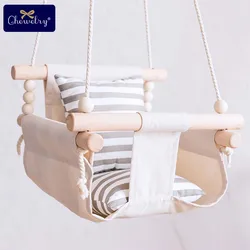 1PC Baby Safety Hanging Swings Set Children Toys Rocking Solid Wood Seat Swing Chair Basket Swinging Rocking Chair 1PC Baby Safety Hanging Swings Set Children Toys Rocking Solid Wood Seat Swing Chair Basket Swinging Rocking Chair