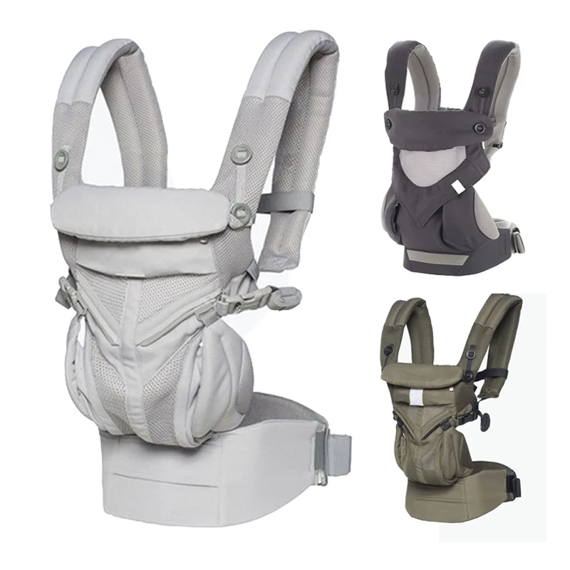 

Ergonomic Baby Carrier 360 Omni Breathable 360 Cool Air baby Carrier Backpack Organic Cotton Four Position 360 Infant Carrier