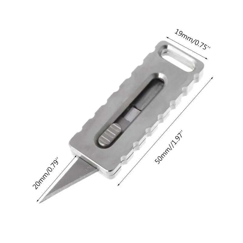 Открытый Многофункциональный титановый сплав тактический EDC нож карманные режущие инструменты Мини ножи кемпинг инструмент выживания