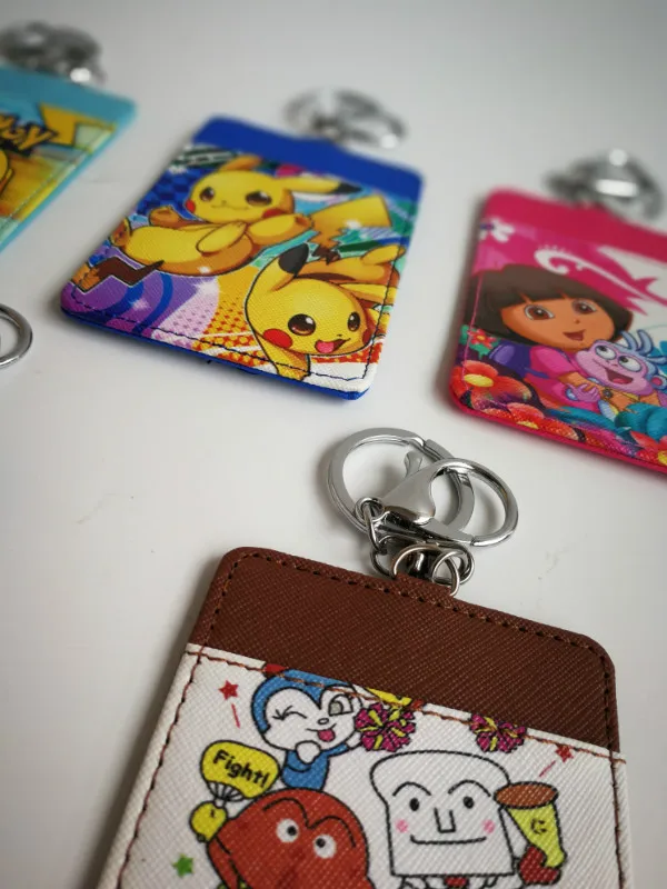 IVYYE 1 шт Anpanman аниме, плюшевая держатель для карт ПУ мультфильм кредитных ID сумки монет автобус карты кошелек для девочек Подарки Новый