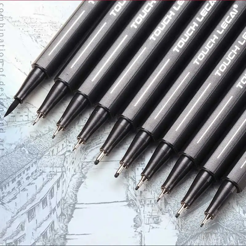 Черная чернильная ручка Pigma micron водонепроницаемый дизайн художественный маркер