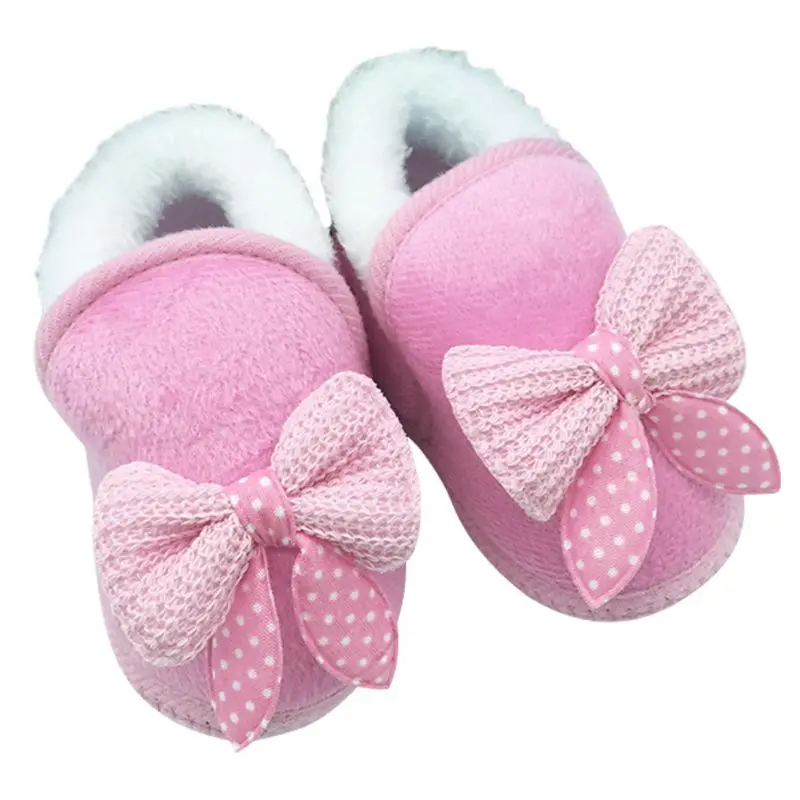 Toddler Warm First Walker Winter Boots Soft Sole Pre walker Baby Girls Shoes