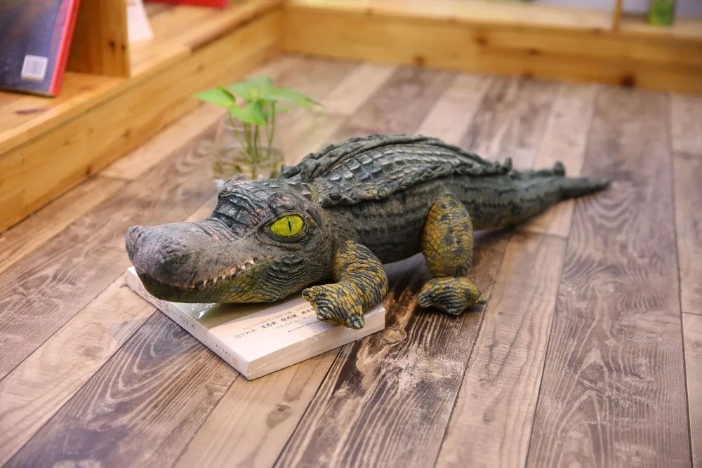 Реалистичный крокодил мягкая кукла рот открытый закрытый приятный детская комната Диван Декор плюшевые игрушки Мягкий океан животные Plushie 5 размеров