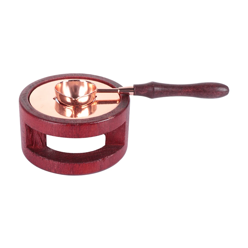 

Stove Pot Wax Spoon For Wax Seal Stamp Greeting Card Wax Seal Beads Sticks Warmer Melting Glue Furnace Tool Melting Furnace