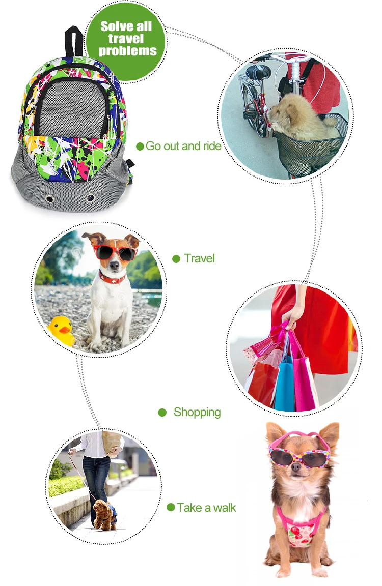 Рюкзак-переноска для домашних животных, 4 цвета, для собак, плечи, передняя часть, сумка для собак, кошек, дорожная сумка, сетчатый рюкзак для путешествий, плечевой ремень