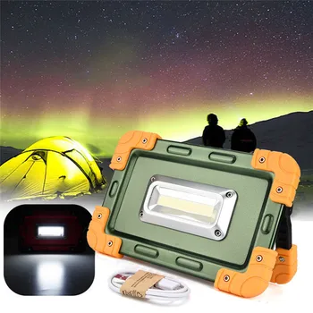 

Night Bike Bicycle Light 30W USB COB LED Portable Rechargeable Flood Light Spot Camping Outdoor Lamp A2