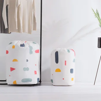 

Bundle Quilt Storage Bag Moving Clothes Bag Household Large Moisture-proof Quilt Sorting Bag Kids Toys Organizer Drawstring