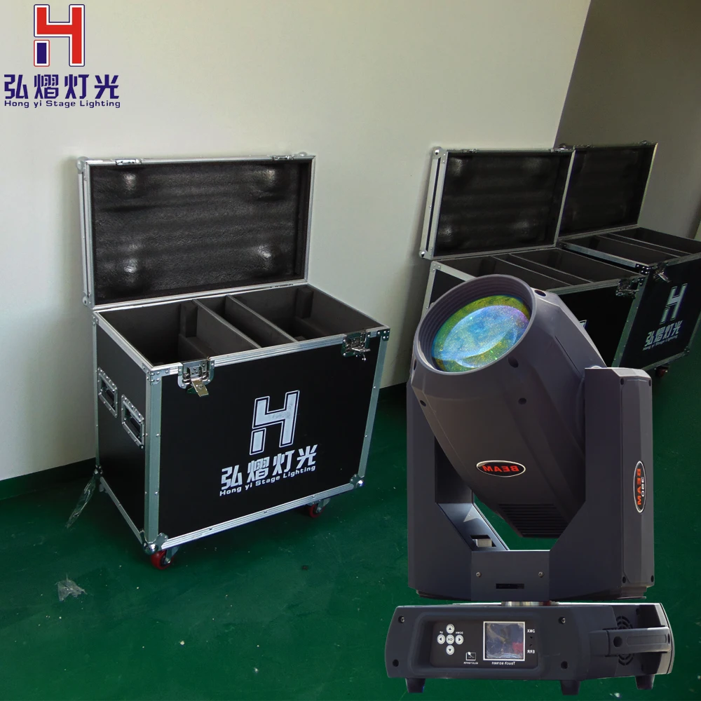 

2pcs+fly cases 350w moving head/ 350w sharpy 17r beam DMX moving head light