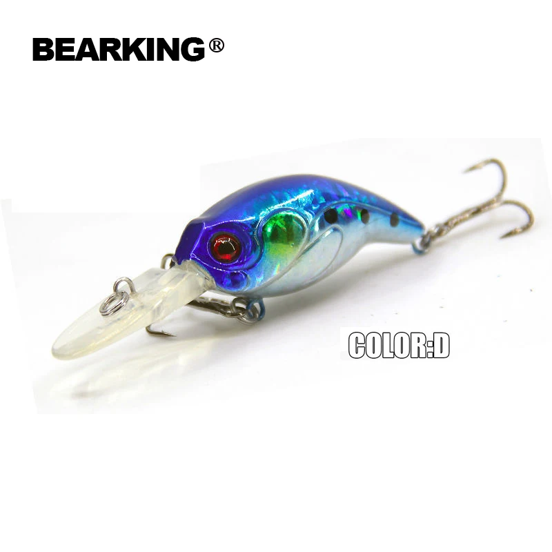 Bearking 5pcs/lot,Hot model,A+ fishing lures,crank 76mm,8.5g dive 2m floating.each lot 5pcs,free shipping