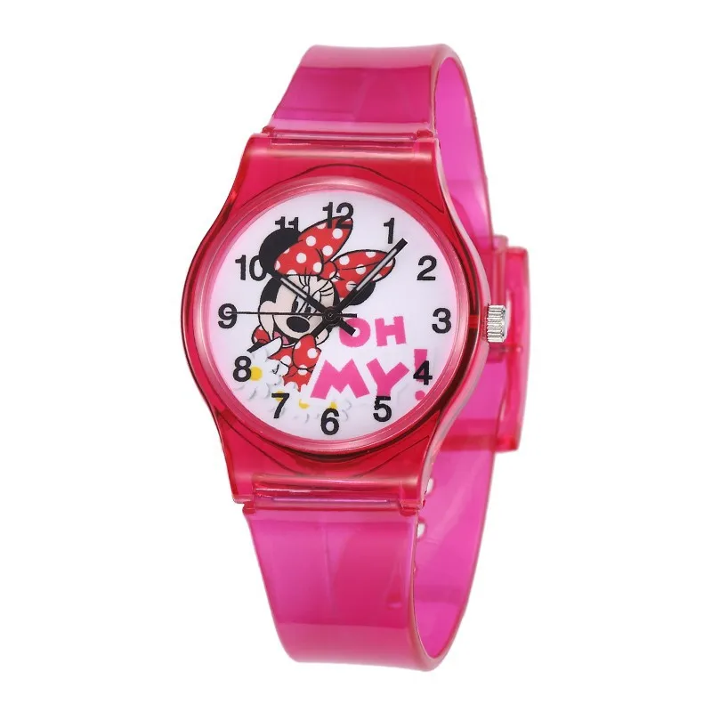 Микки Минни детские часы для девочек подарок модные женские наручные часы с героями из мультфильмов милые часы детские часы Relogio Infantil Relojes Nina