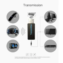 USB Портативный Bluetooth 3,0 Беспроводной стерео аудио Музыка передатчик для ТВ MP3 портативных ПК ТВ