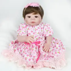 NPKDOLL Reborn 22 дюймов 55 см силиконовые куклы Reborn Lifestyle мягкая Bjd Принцесса Кукла Reborn Игрушки для девочек Bebes Reborn